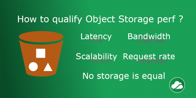 How to qualify Object Storage perf